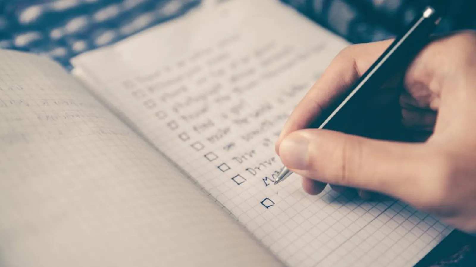 Checklist goals
