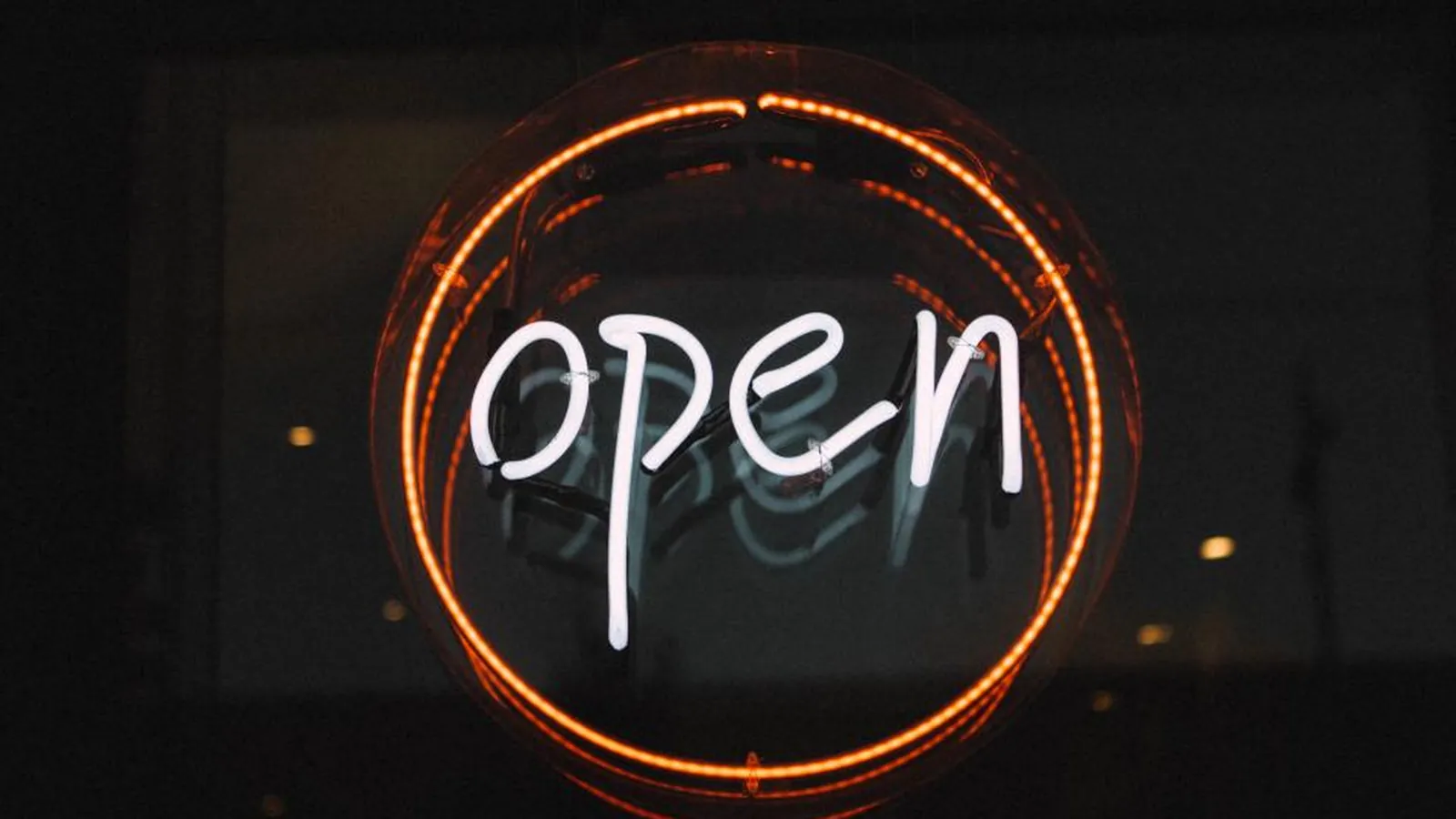 Open sign